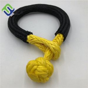 Yellow Color Offroad ATV Recovery Towing Soft Shackle 11mm