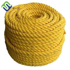 High Strength 3 Strands Twisted PP Rope Polypropylene Rope 16mm