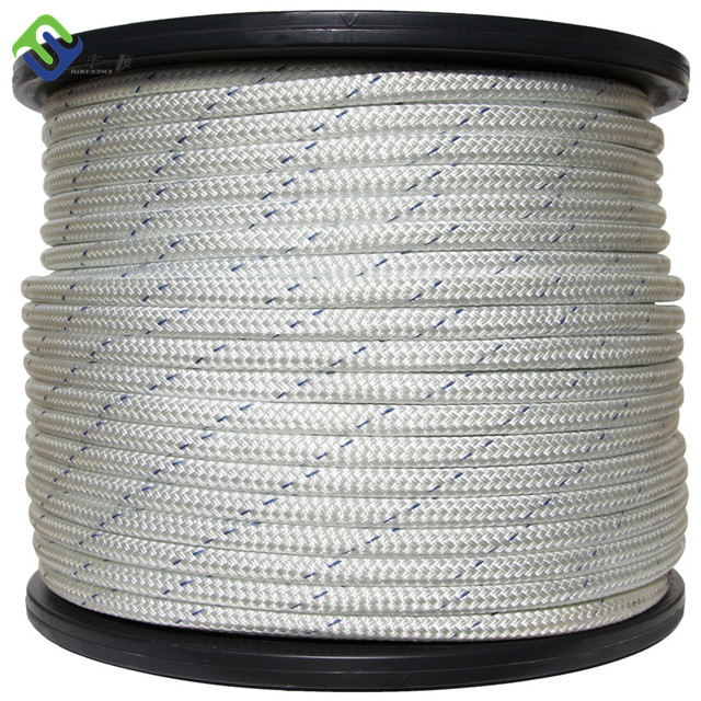 2017 High quality Polyamide Rope - Soft 4mm-30mm double braided nylon rope boat sailing mooring rope – Florescence