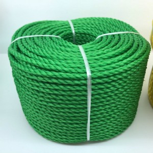High strength 3 or 4 strand PE packing rope