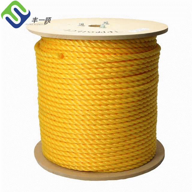 China wholesale Nylon / Pp Rope - 4mm – 56mm 3 Strand Twisted Polypropylene PP Ship Marine / Boat Mooring Rope  – Florescence