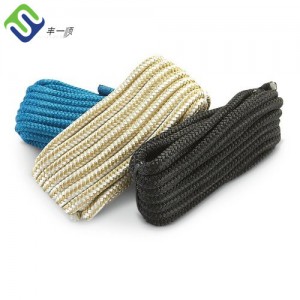 Multi Colors Double Braided Nylon Rope 1/4 Inch 1/2 Inch 3/8 Inch 5/8 Inch Boat Mooring Rope Sailing Rope