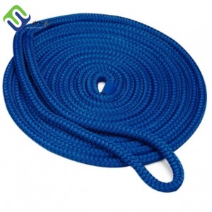 Barvna pomorska pletena najlonska vrv za pristanišče Vrv za čoln