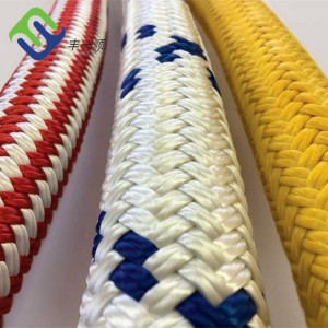 Polyester Double Braid Rope With HMWPE Core Double Braided UHMWPE Rope