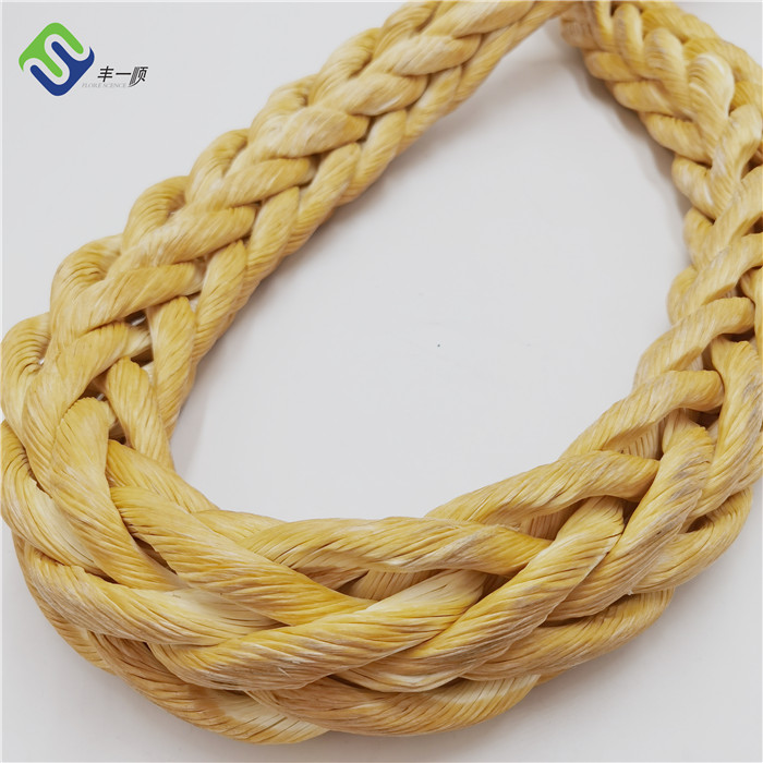 Best quality Very Strong Breaking Power Rope - 48mm 12 Strand UHMWPE Mooring Towing Rope – Florescence