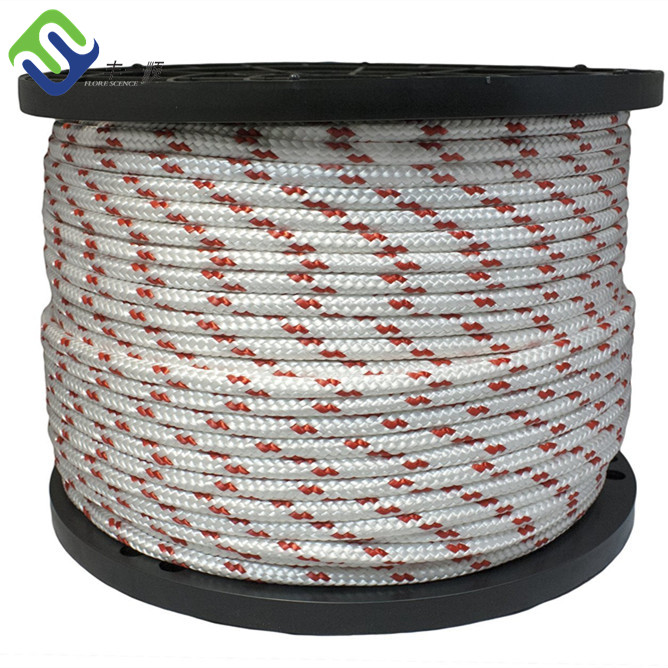 Factory directly 10mm Climbing Rope - White Color Nylon Double Braided Mooring Anchor Line Rope 10mm/12mm Hot Sale – Florescence