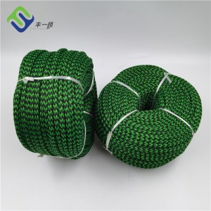 6mm/8mm Hollow Braided 8 Strand Polyethylene PE/PP Rope For Packing