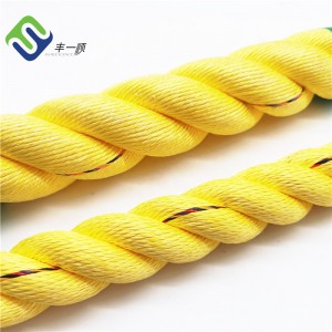 High strength 3 strand dan line super polypropylene rope powered pp super tuf rope