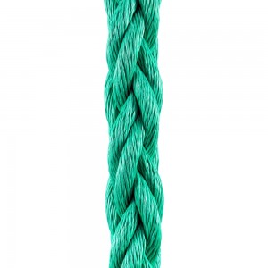 40mm 8 strand PP combination rope with steel wire core for cable laying ship