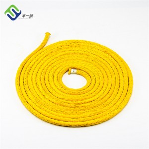 12 strand braided uhmwpe rope 5mm diameter winch rope