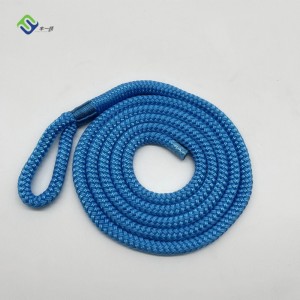 1/2inch double braided nylon dock line yacht rope for boat