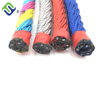 Factory directly supply 12 Strands Braided Rope - 6 strand Polyester combination rope for Playground equipment – Florescence