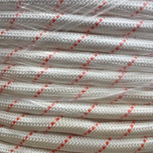 50mm Biyu Braided Marine Polyester Rope tare da Babban ƙarfi