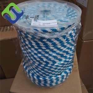 Venta caliente de cuerda de poliéster trenzado sólido colorido de alta calidad de 10 mm