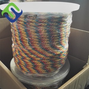 High Quality 10mm Colorful Solid Braided Polyester Rope Hot Sale