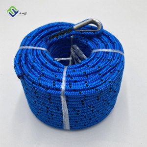 5mmx30m Blue Color PP Multifilament Braided Rope With One Thimble