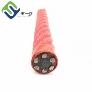 6×19 Red Color Outdoor Playground Climbing Rope 16mm for Climbing Equipment