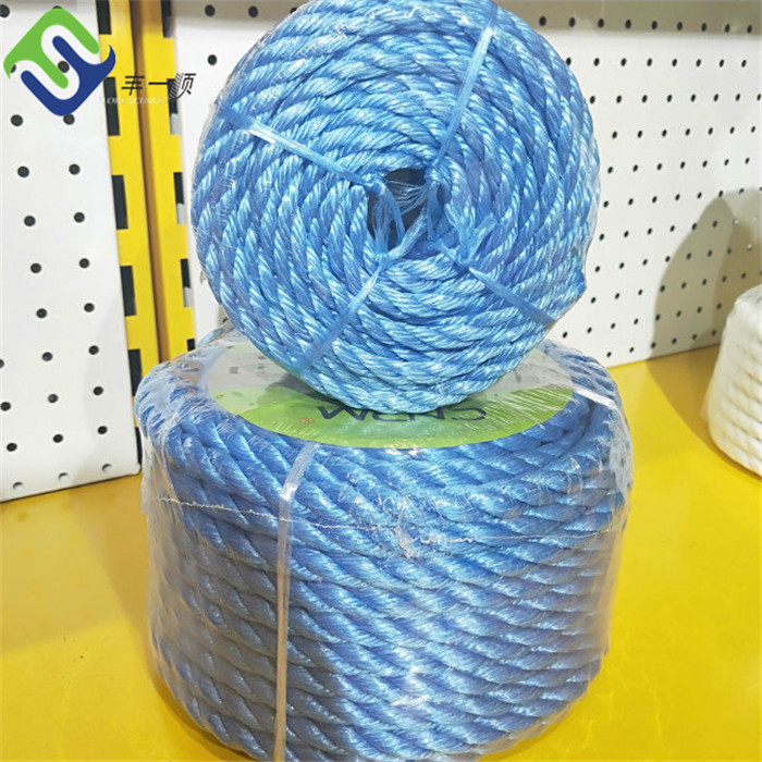 China 4 Strands Twisted Polypropylene Monofilament Danline PP Rope