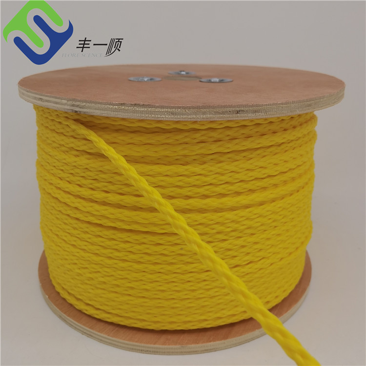 OEM/ODM China Combination Rope For Climbing Net - Yellow Color PP/PE Hollow Braided Rope 5mm/8mm/10mm Hot Sale – Florescence