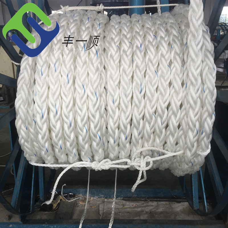 2017 wholesale price Virgin Polypropylene Baler Rope - 8 strand braided 2 inch diameter PP rope with CCS certificate  – Florescence