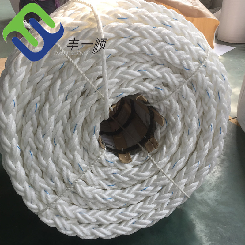 China Cheap price Twist Rope Type And Pp Material Boat Fender Rope - 8 Strands 96mm Polypropylene Mooring Rope For Sale – Florescence