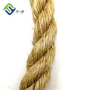 Corda 32mm 3 fili 100% fibra di sisal per l'agricultura