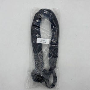 Black Color 10mmx55cm UHMWPE Synthetic Recovery Soft Shackle
