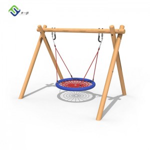 Playground Spider Web Swing Kids Swing Seat Backyard Bird Nest Swing