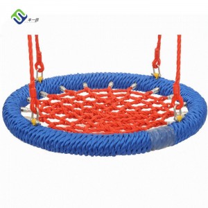 100cm Red and Blue Color Round Bird Nest Swing