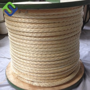 36MM UHMWPE Braided Rope With Double Braided Polyester Sheath Made in China