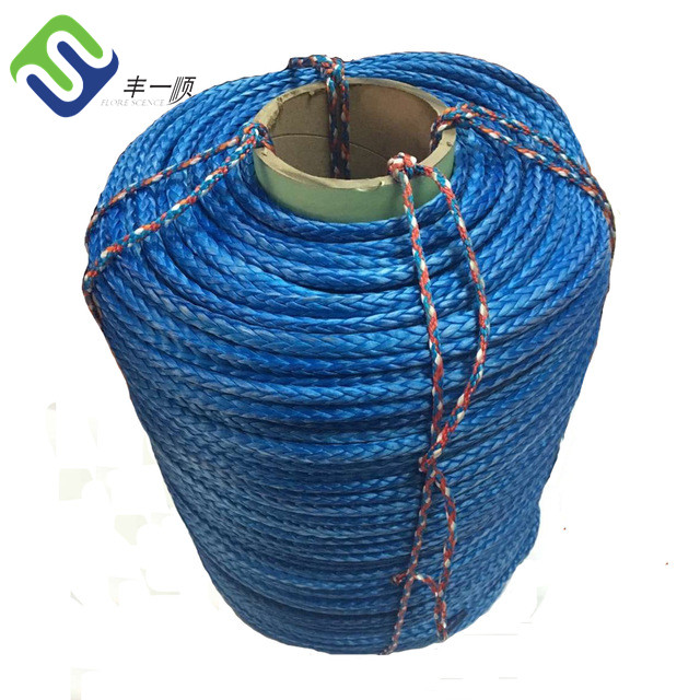 Discount Price Rope And Twine - Blue High Strengthen 12 Strands Uhmwpe(hmpe) Ropes For Sale – Florescence