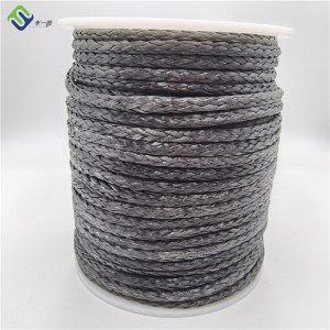 Schwarzes geflochtenes UHMWPE-Seil 16 mm x 220 m mit hoher Festigkeit