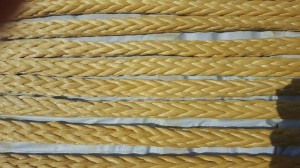 50mm 12 Strands Braided UHMWPE Spectra Rope Sk78/75 with high strength