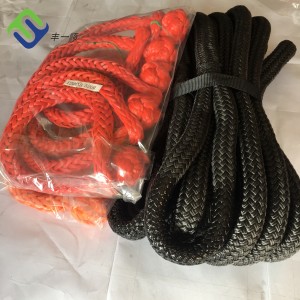 Black Color Nylon Recovery Offroad 4×4 ATV Kinetic Towing Strap Rope