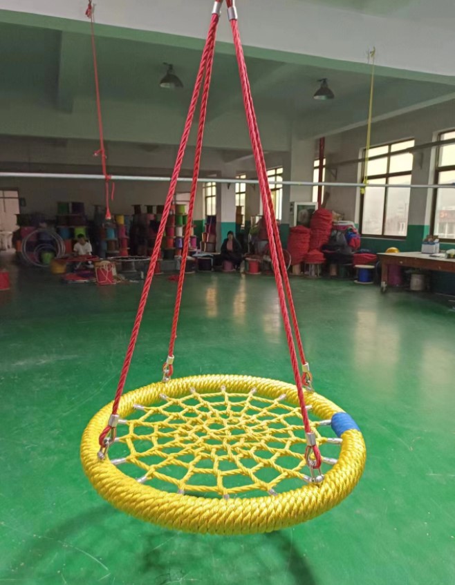 PriceList for 1mm Polyester Rope - Commercial Bird Nest Swing Used For Outdoor Children Playground Swings – Florescence
