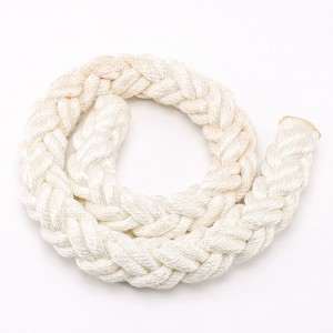 Durable 44mm Polyester 8 Strand Braided Marine Mooring Rope For Towing Ship/Vessel/Boat